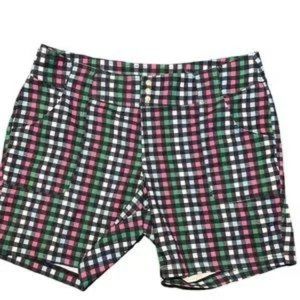 Jofit Everyday 7.5" inseam golf shorts -  buffalo check. Size 14